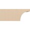 Ekena Millwork 6in. W x 8in. H x 20in. L Huntington Woodgrain TimberThane Rafter Tail, Primed Tan RFTUR06X08X20HUNRCPR - alternate 3